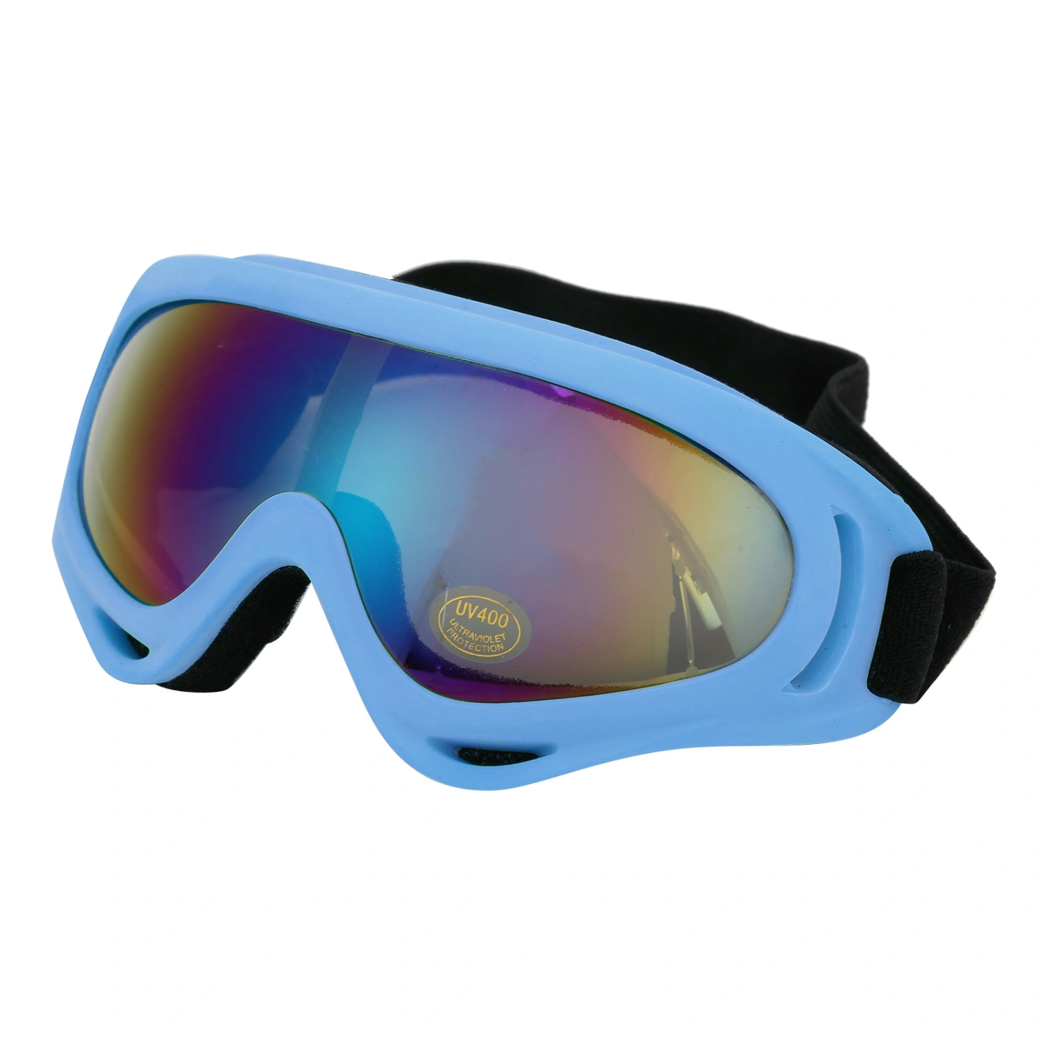 Children Ski Goggles Anti Fog Double Layer Lens Windproof UV Protection for Skiing Snow Sports Blue