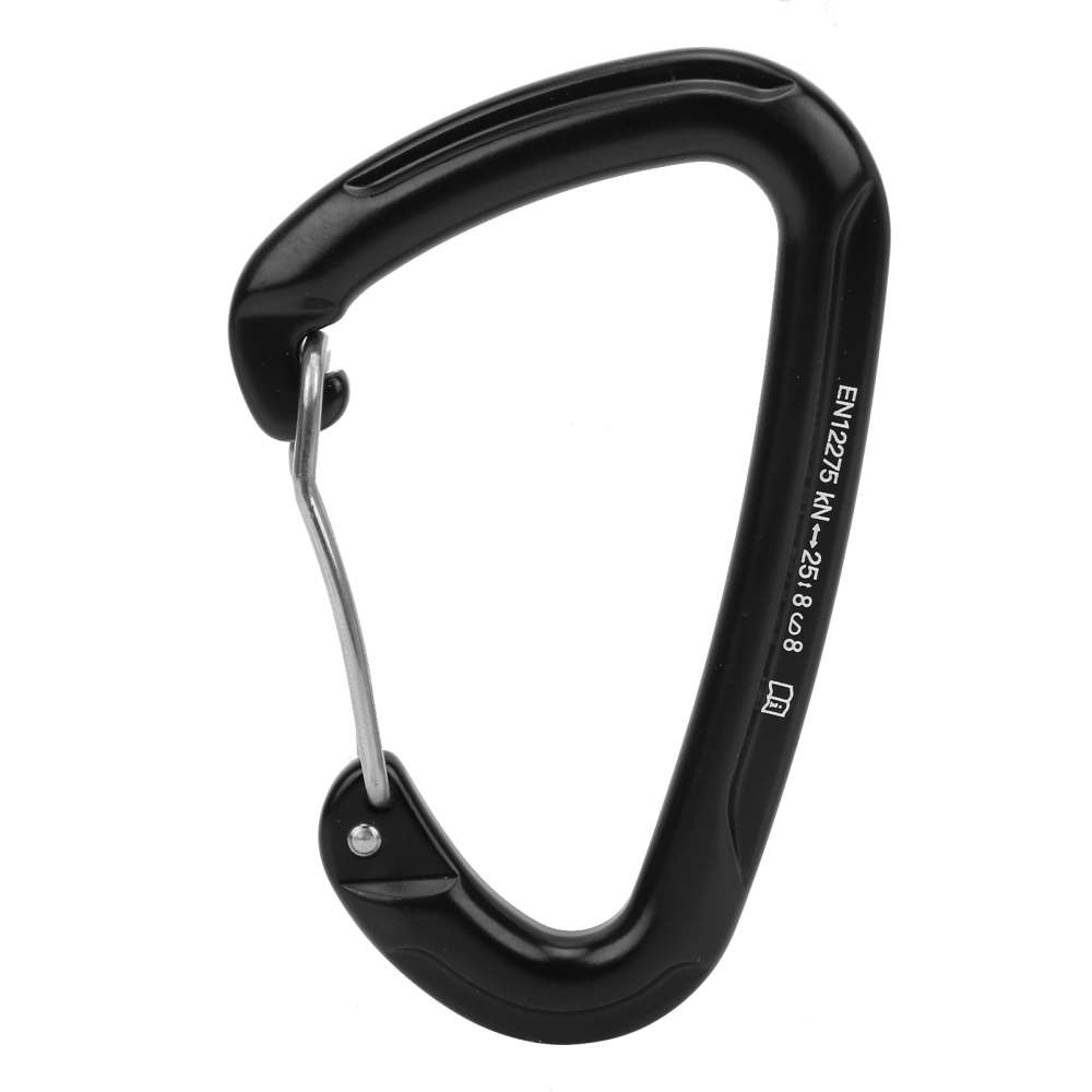 D Type Safety Carabiner Climbing Hook Hiking Bearing Lock Buckle Quick Hanging Supplies