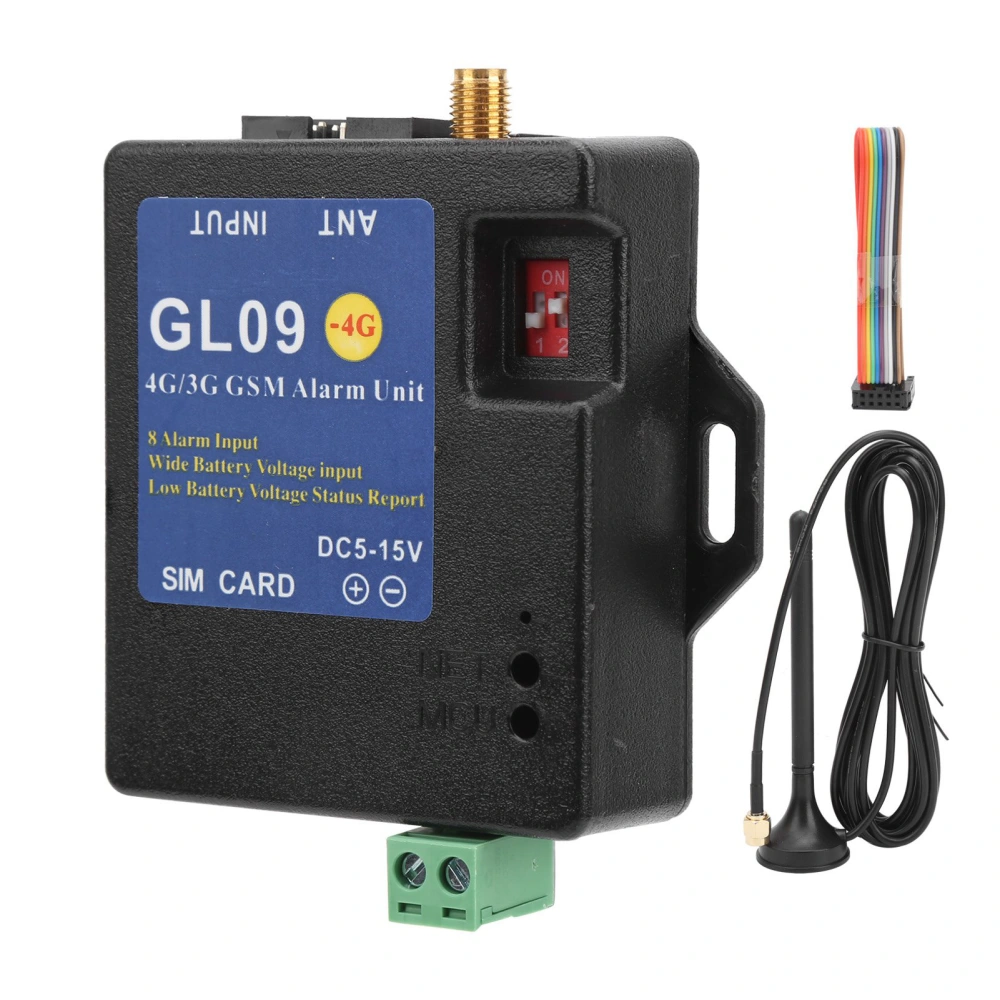 4G/3G/GSM Alarm Security System Alert Module 8‑Channel Input Low Consumption for Home Warehouse SecurityUS Frequency