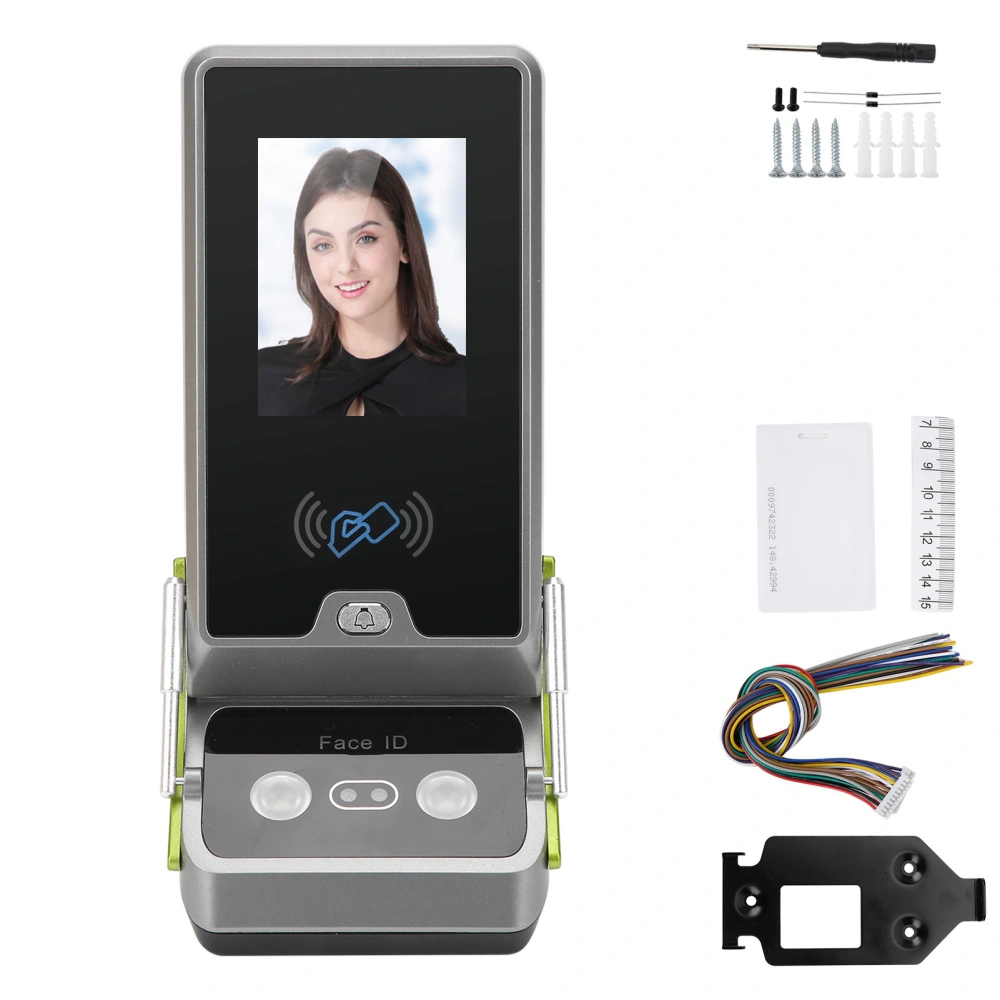 TCP IP 2.8in Access Control Face Recognition ID Card Password for Office Building Community