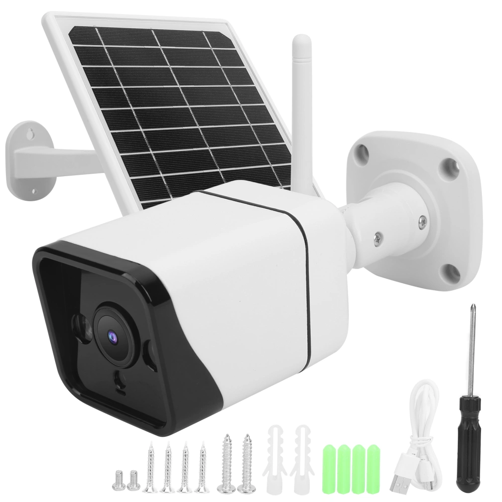 1080p Solar Panel Battery Camera Motion Detection Outdoor Waterproof HD Home Security System(4GEU Version )