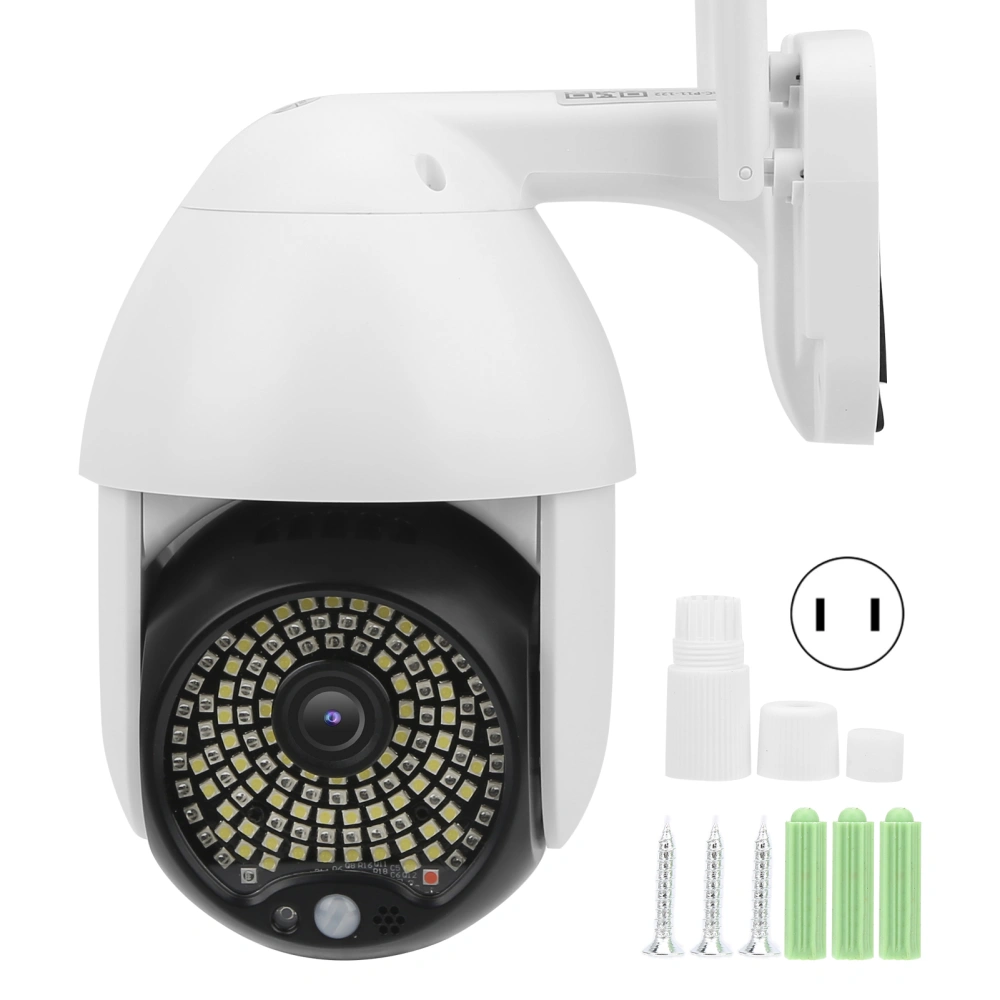 1080P HD Camera WIFI 122 Lights Sound and Light Alarm PTZ IP66 Waterproof Automatic Tracking Support for ONVIFUS Plug