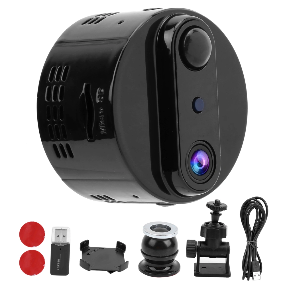 Mini Camera 4K HD Low Power Consumption WIFI PIR Monitor Home Security Night View