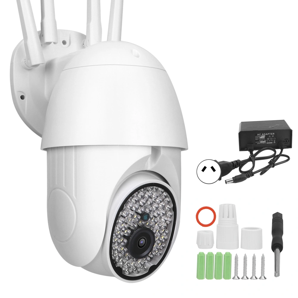 1080P PTZ Camera WiFi IR Light Night Viewing Full Color Tracking Security CCTV 100‑240VAU Plug