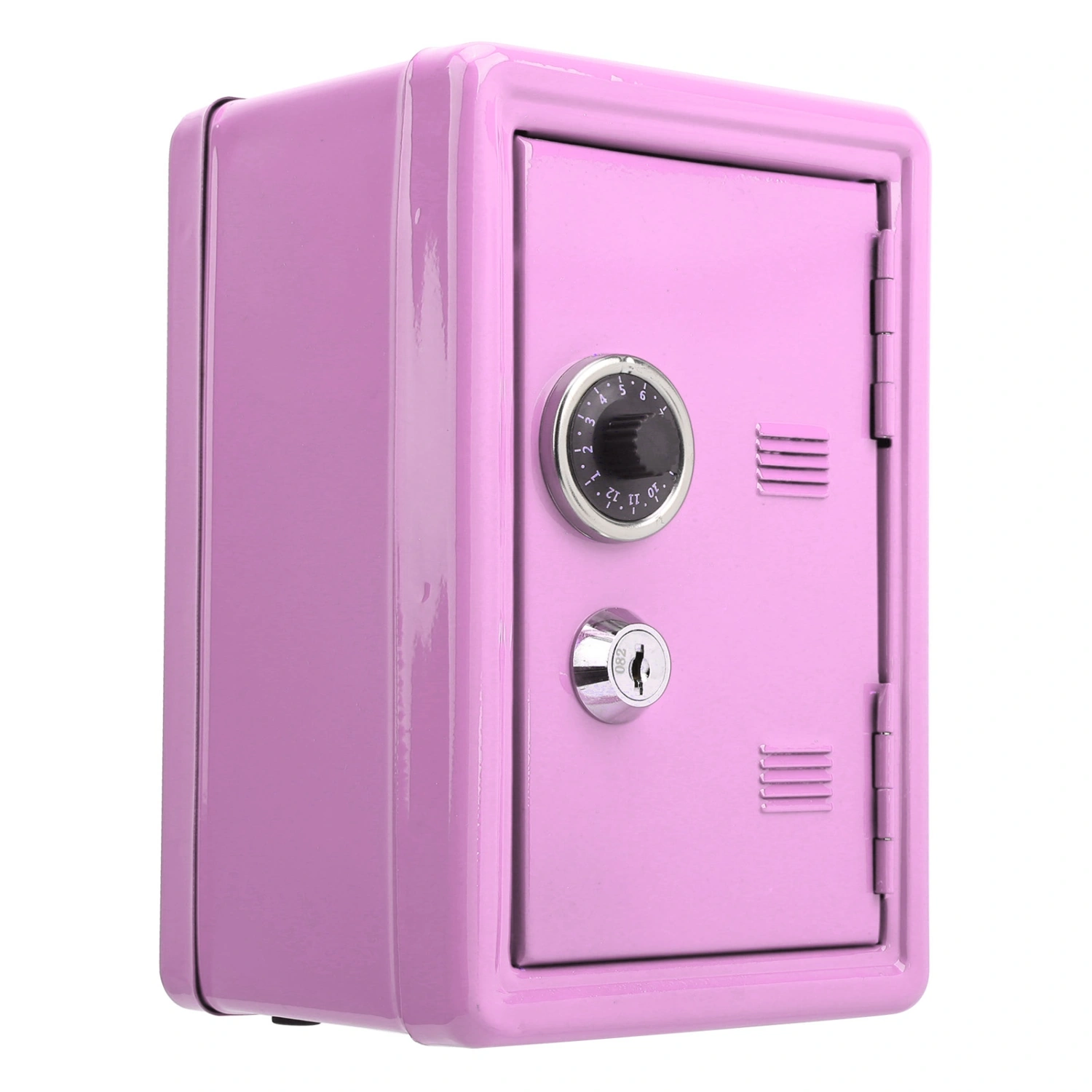 Children Mini Key Money Storage Case Simulation Safe Box Metal Innovation Presents SuppliesPink