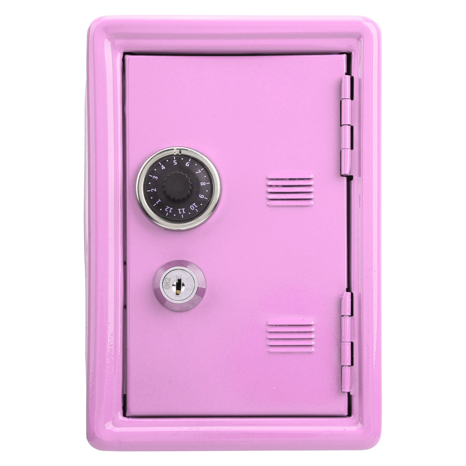 Children Mini Key Money Storage Case Simulation Safe Box Metal Innovation Presents SuppliesPink