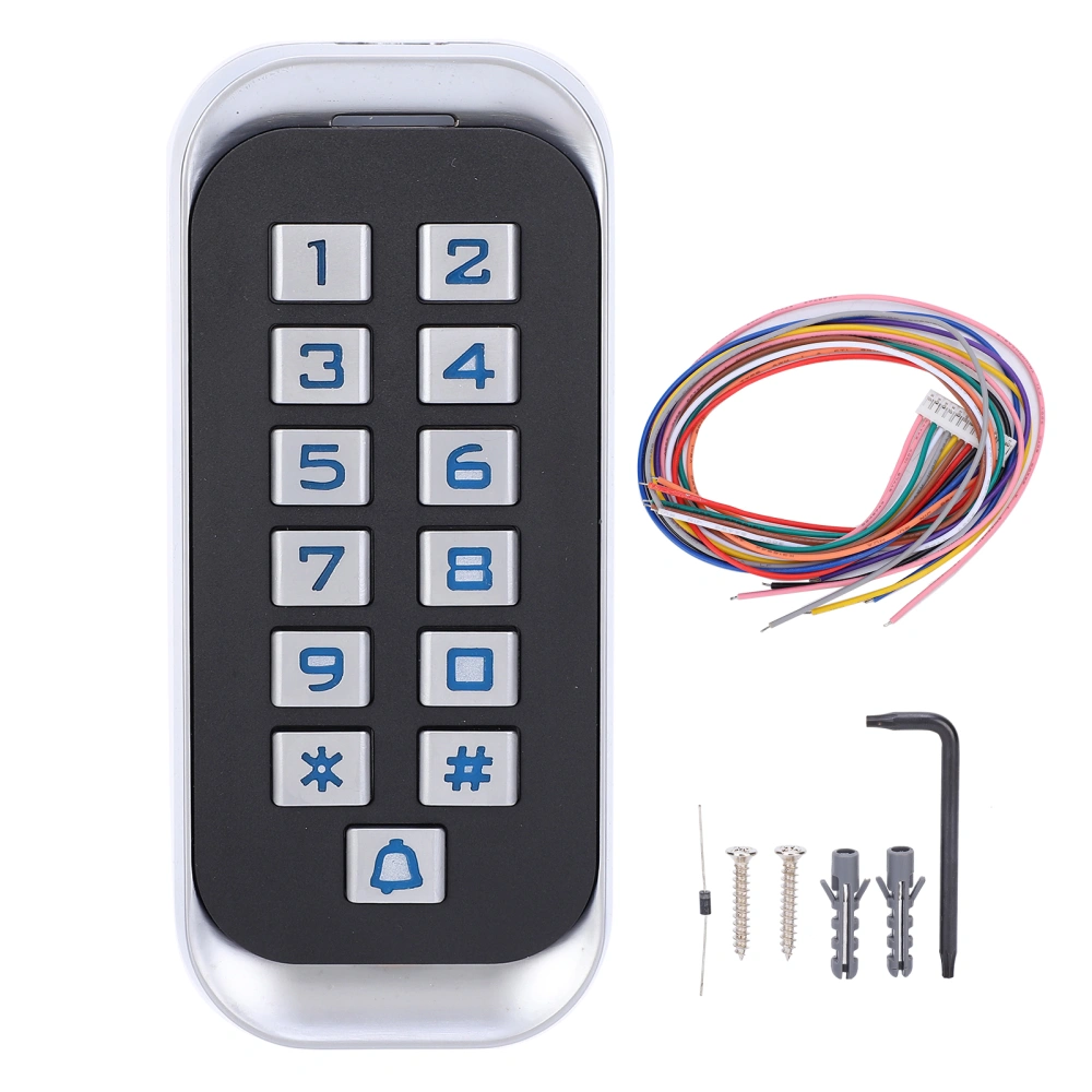 13.56MHz RFID Access Control Password IC Card Wiegand26 Input Output Backlight Keypad Door Entry