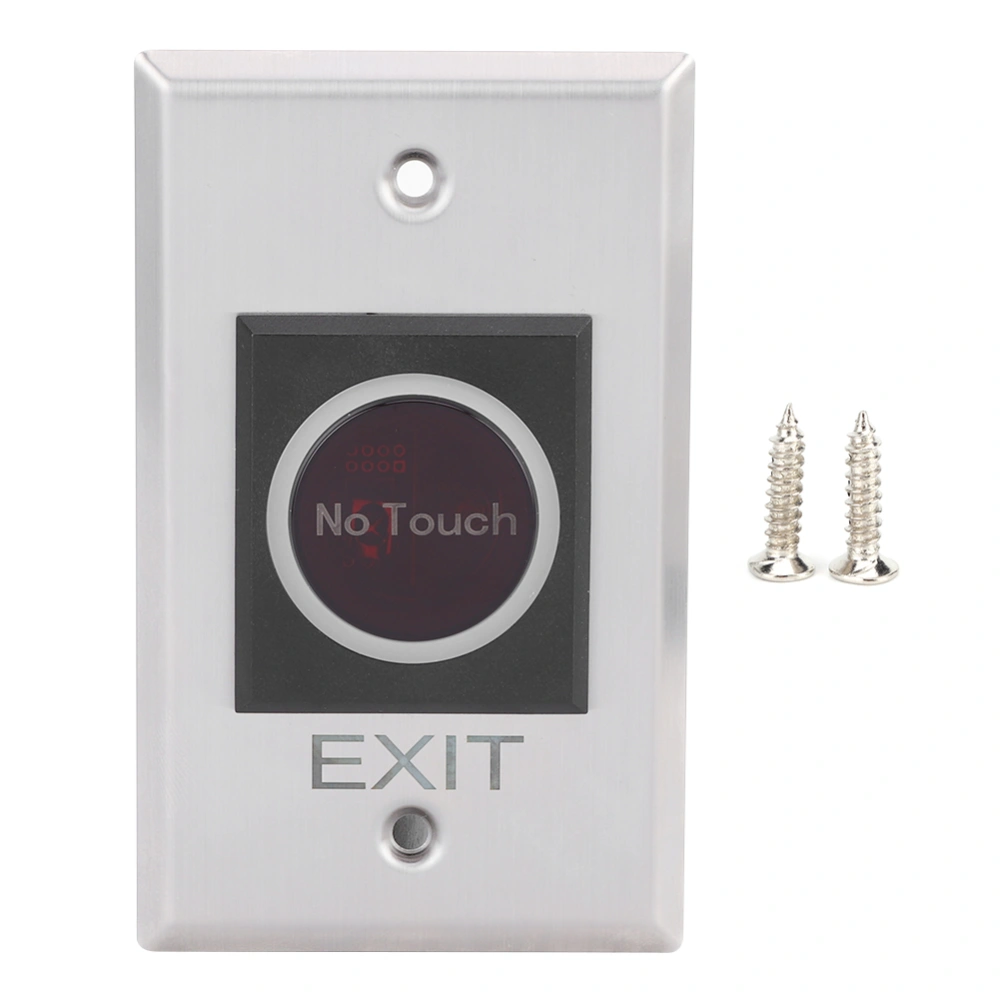 Infrared Sensor Switch NonTouch LED Backlight Button Access Control System DC12V