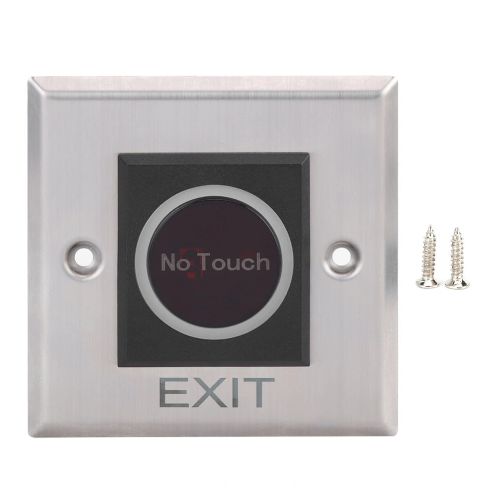 Infrared Sensor Switch NonTouch Access Control System Backlit Button DC12V