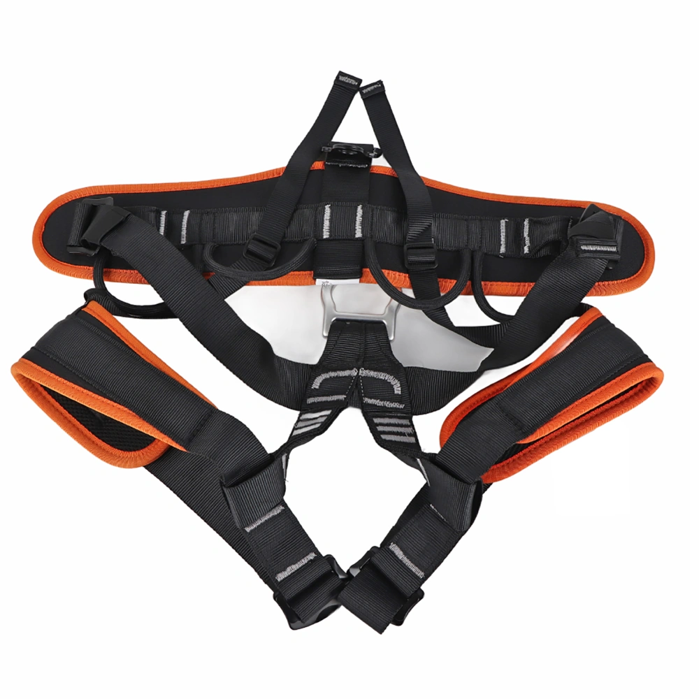 Outdoor Anti Fall Half Body Safety Belt Rescue Climbing Cave Mountaineering Waist Support Aerial Work Protection Harness