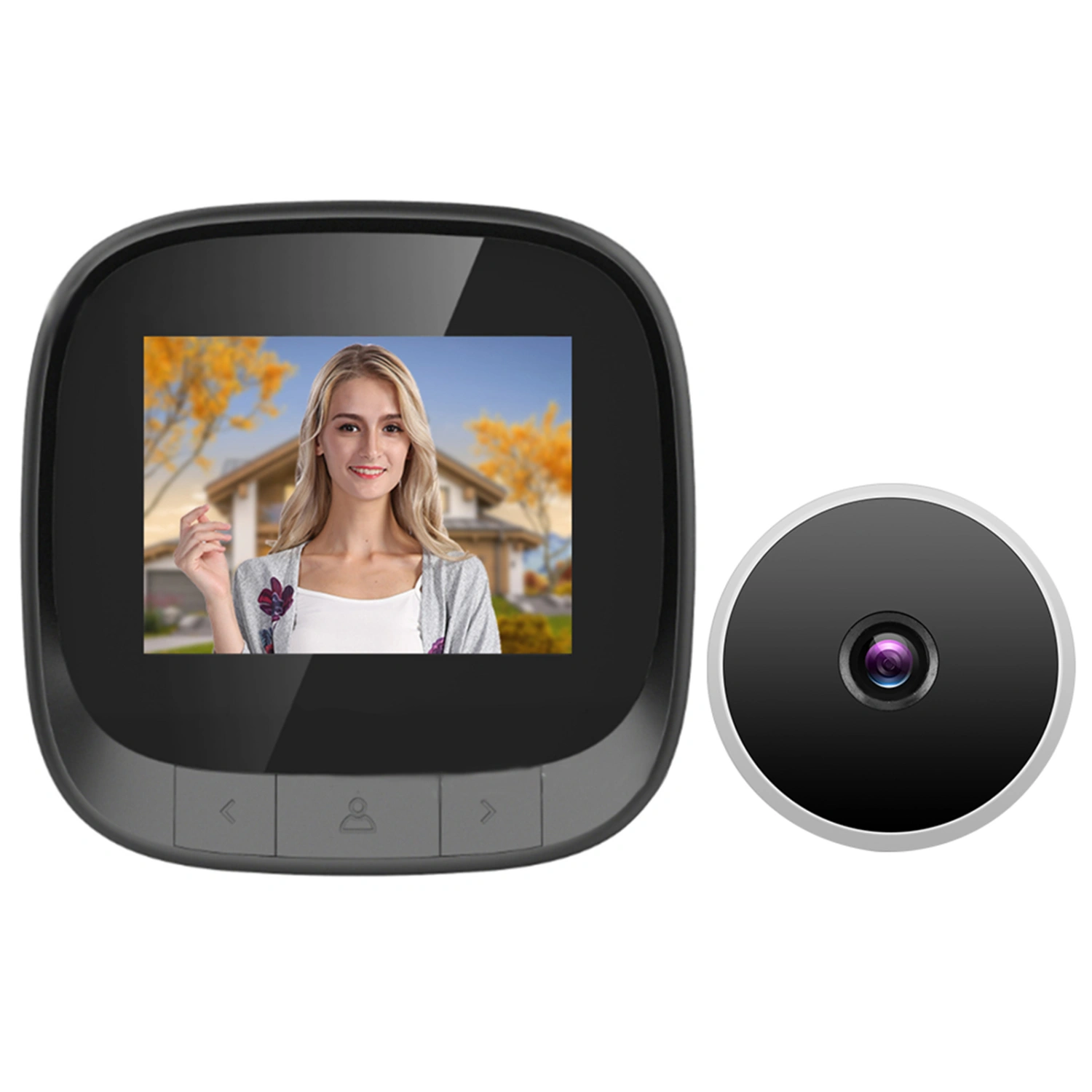 2.4in Smart Visual Door Viewer Digital Video Peephole Security Eye Monitoring Camera