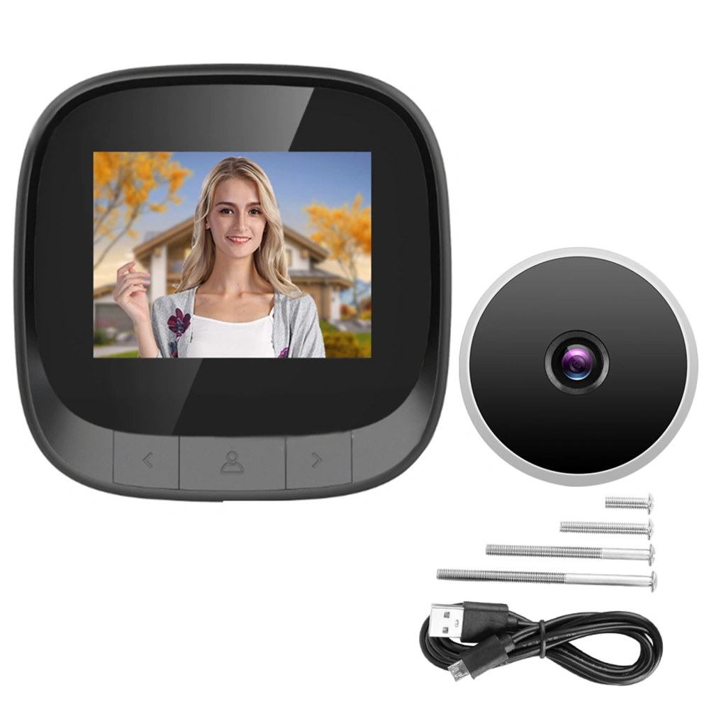 2.4in Smart Visual Door Viewer Digital Video Peephole Security Eye Monitoring Camera