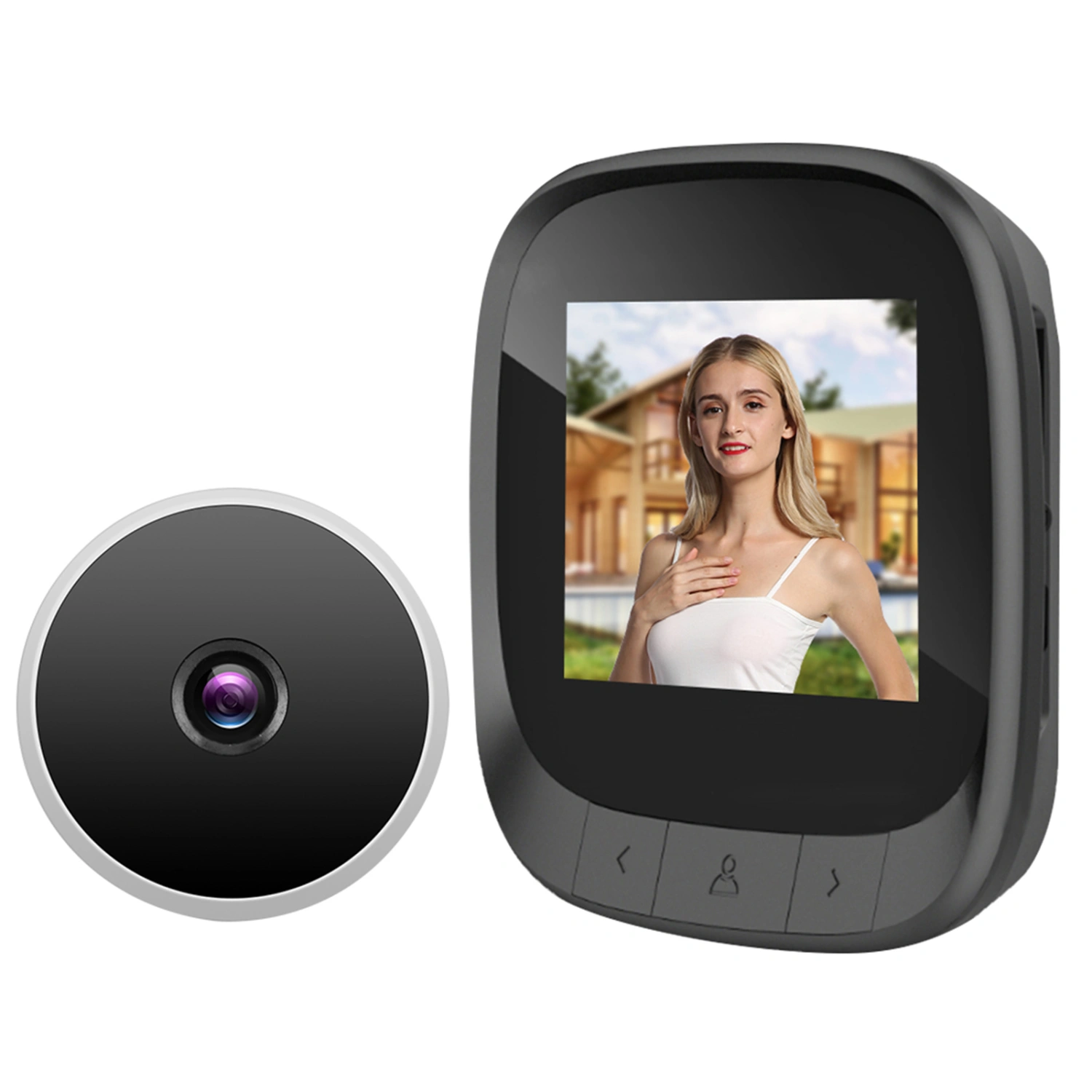 2.4in Smart Visual Door Viewer Digital Video Peephole Security Eye Monitoring Camera