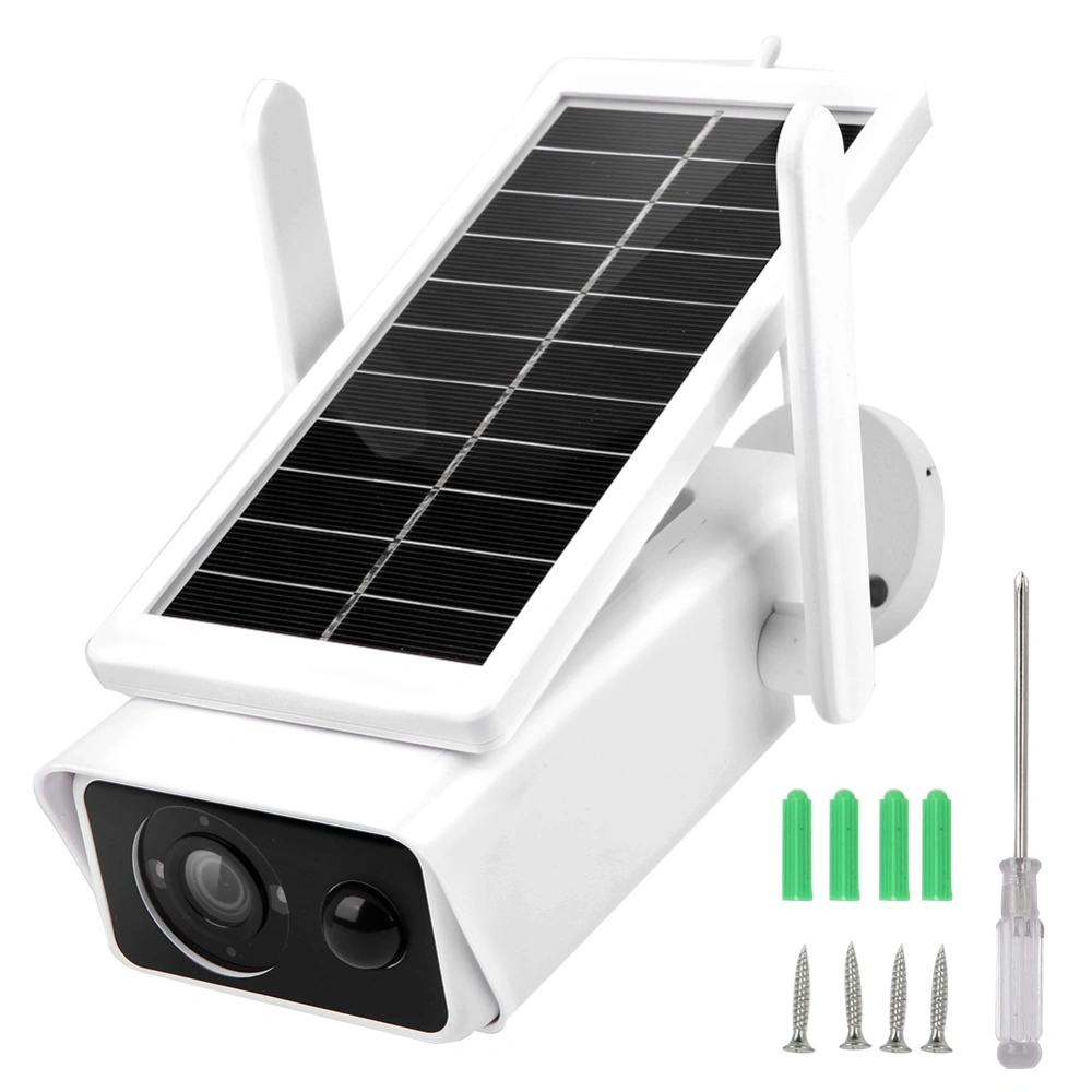 1080P Security Camera Solar Low Power WiFi Camcorder IP66 Waterproof Night Video Monitor