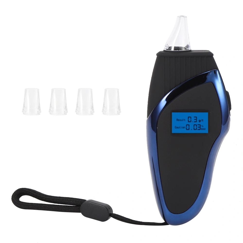 Breathalyzer Digital Wine Tester Concentration Test Blowing Drunk Driving LED Display