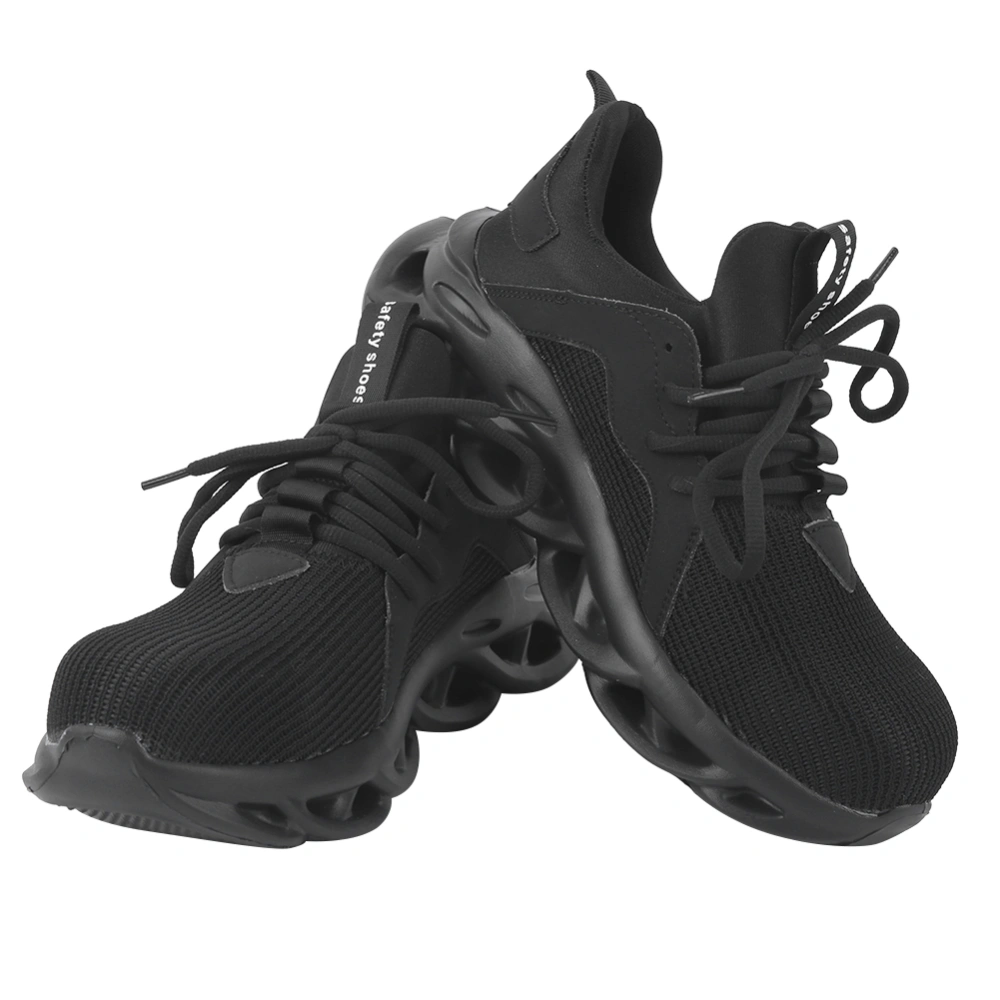 Men Labor Protection Shoes Steel Toe Breathable AntiKnock PunctureProof Safety Work Footwear(45 )