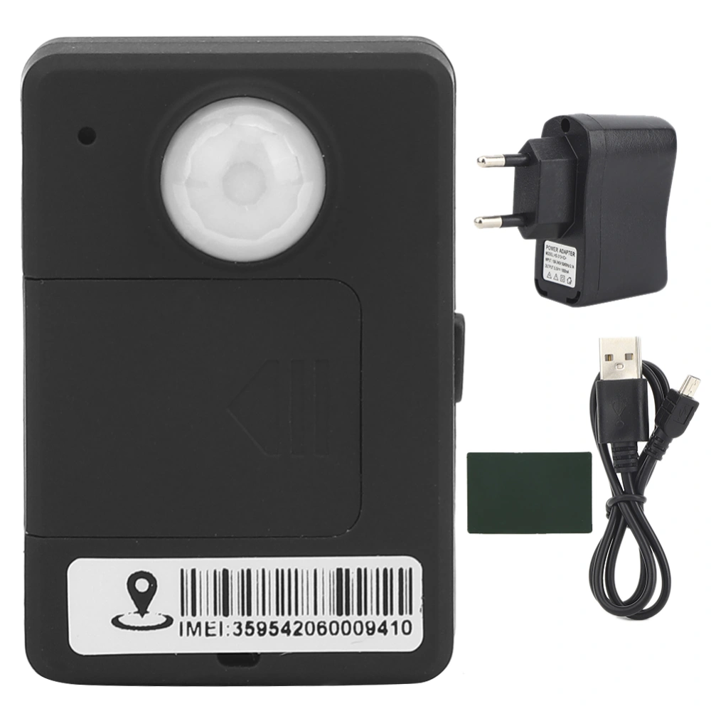 A9 PIR GPS Locator Infrared Detection AGPS+LBS Personal Tracking Device for Kid Elder 110-240VEU Plug