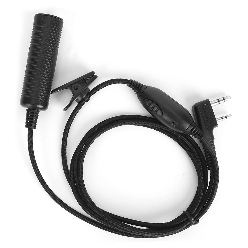PTT K Head Military Cable Adapter for Baofeng for Kenwood for HYT Two Way Radio