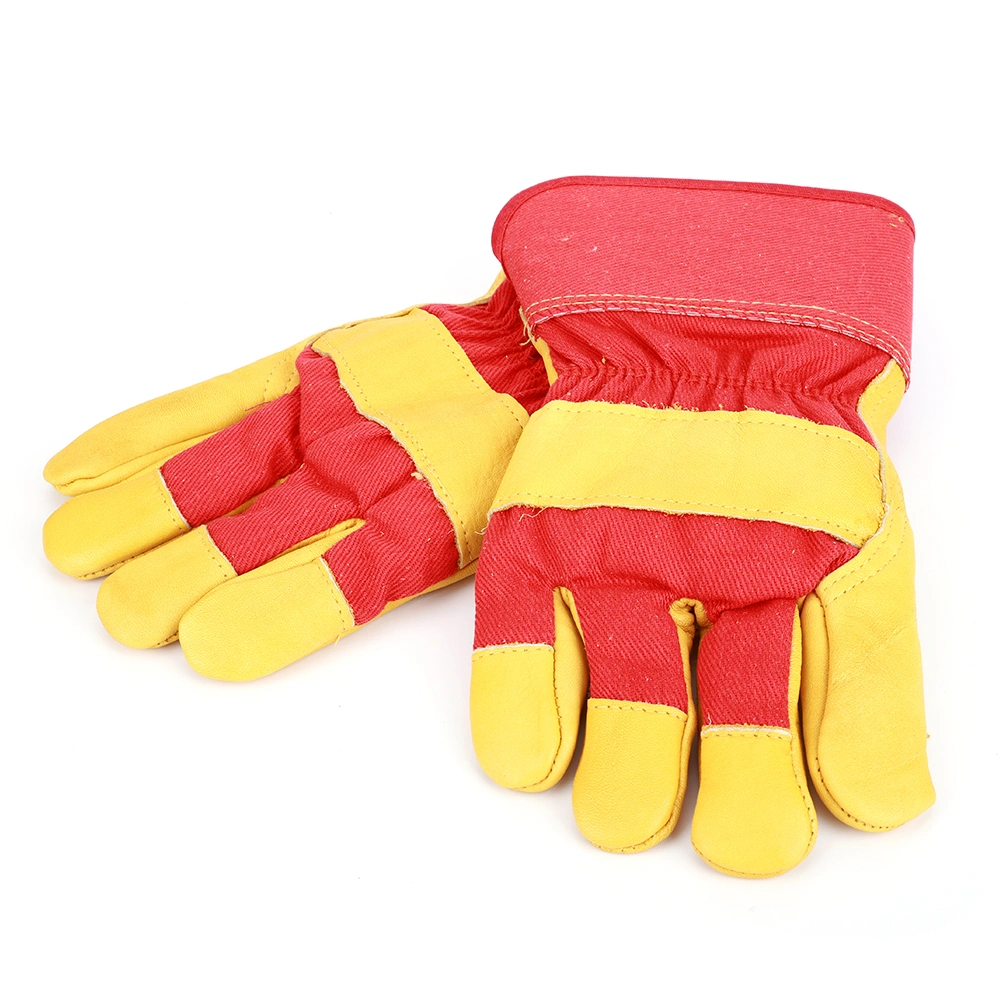 Thickening Cowhide Warm Ski Gloves Protective Hand Glove Low Temperature Resistant for Refrigeratory Outdoor Autumn Winter
