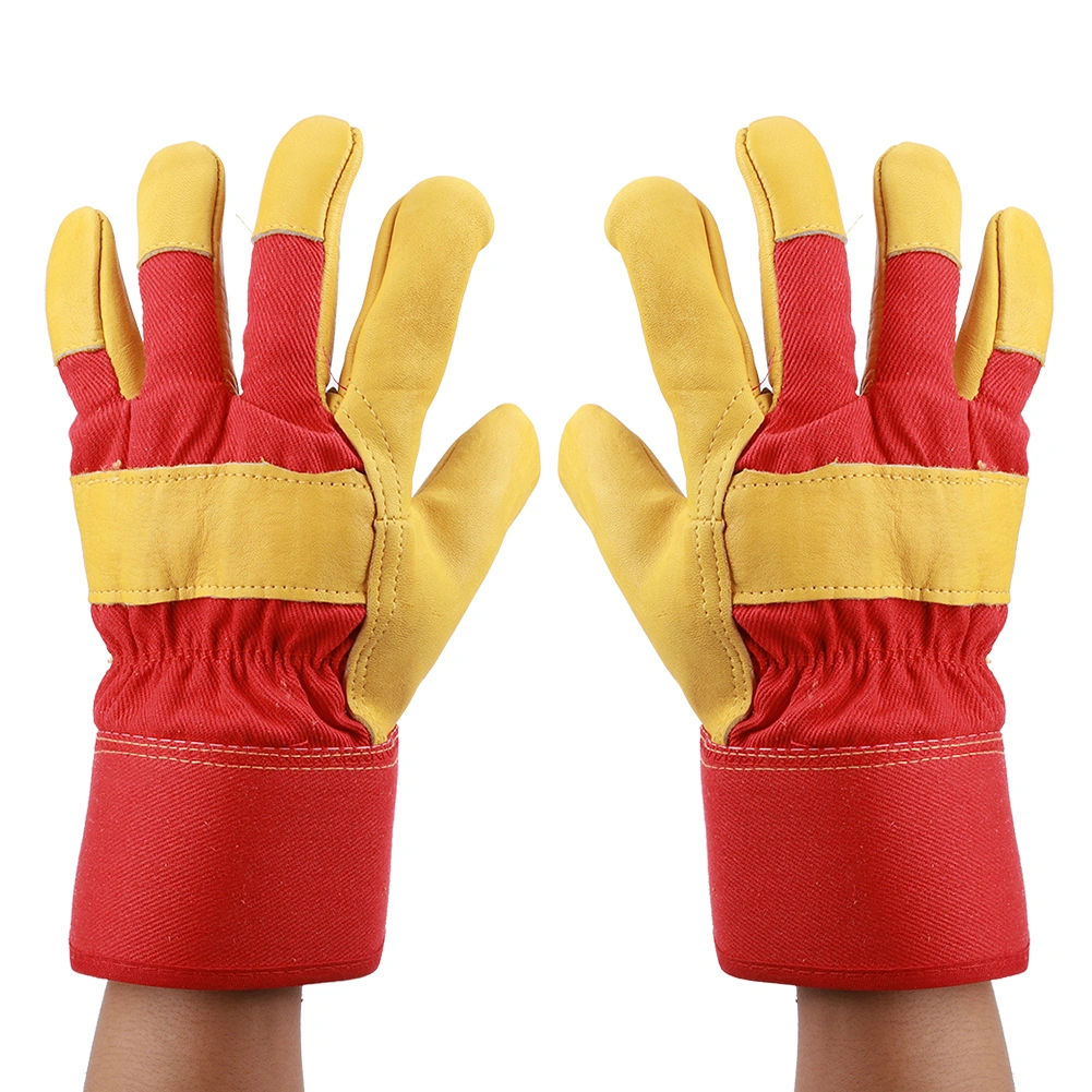 Thickening Cowhide Warm Ski Gloves Protective Hand Glove Low Temperature Resistant for Refrigeratory Outdoor Autumn Winter