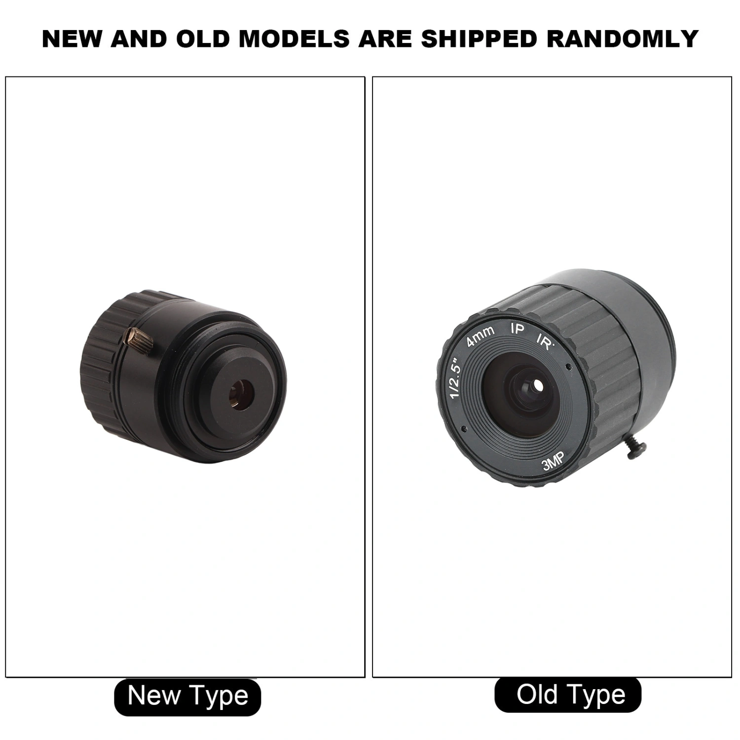 4mm Focal Length Camera Lens 3MP High Definition CCTV Surveillance Wide Field Angle