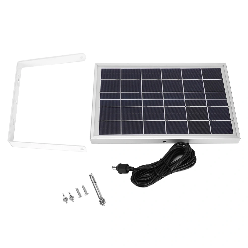 6W IP66 Solar Power Bank Panel Charger External Battery Charging 6V 1A for Security Camera