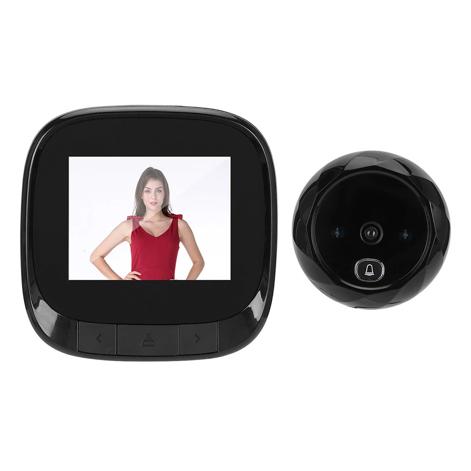 2.4in TFT HD Electronic Digital Camera Cat Eye Doorbell for Home Security