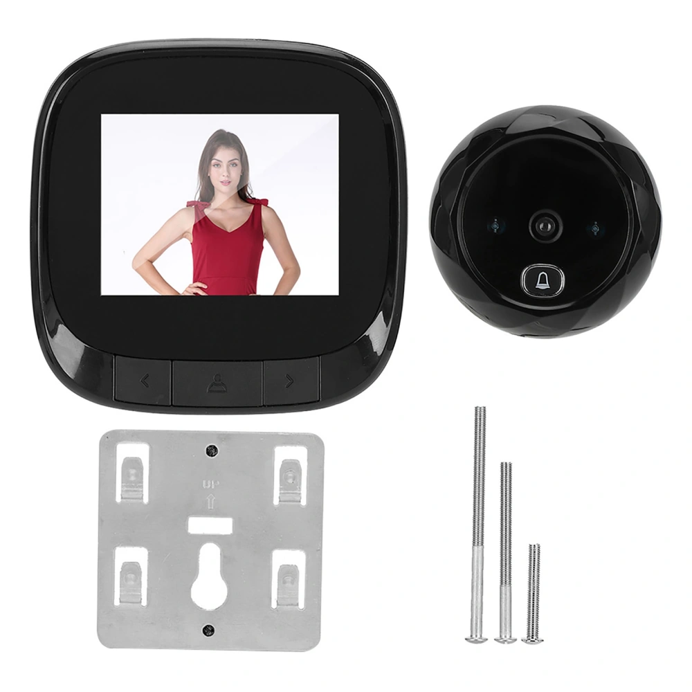 2.4in TFT HD Electronic Digital Camera Cat Eye Doorbell for Home Security