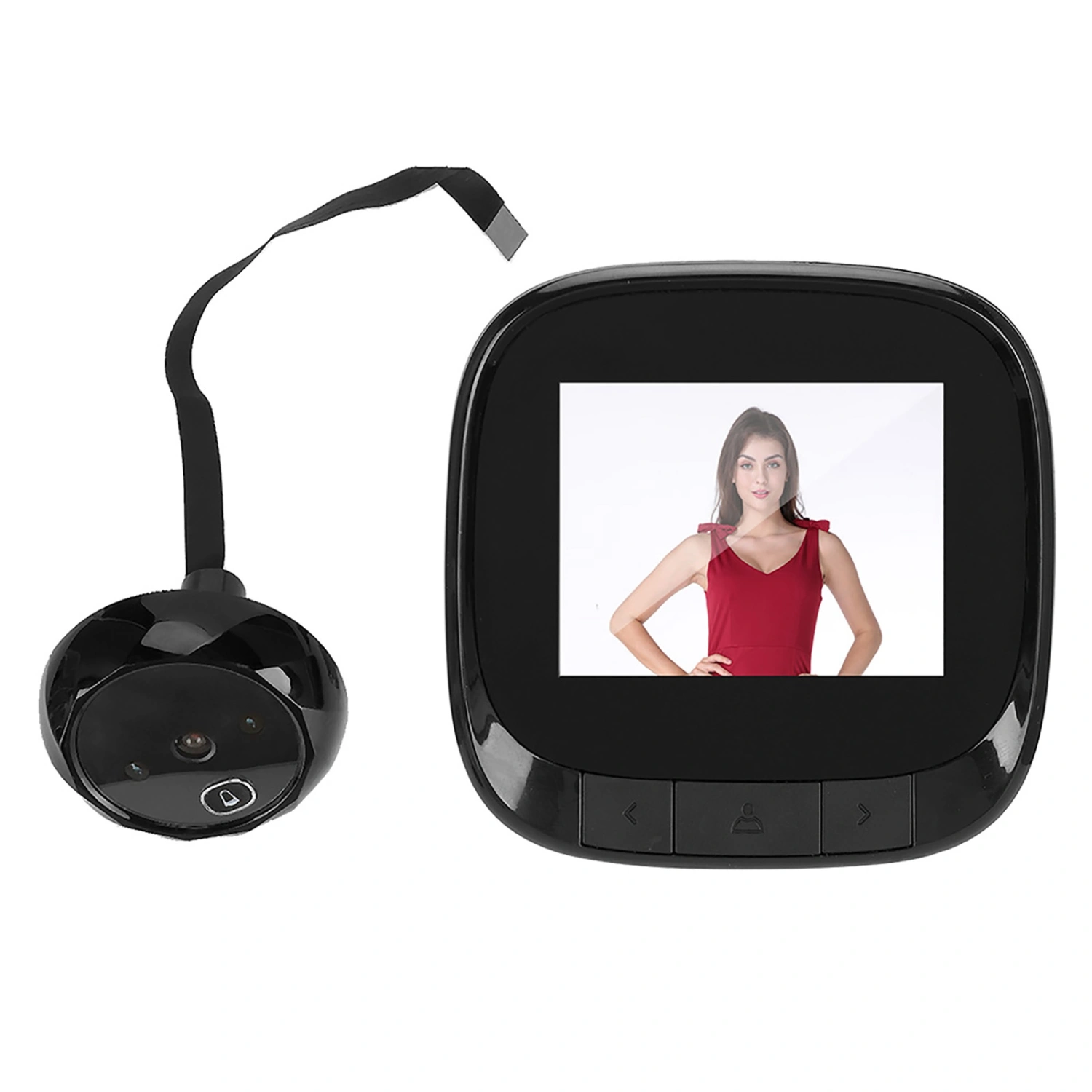 2.4in TFT HD Electronic Digital Camera Cat Eye Doorbell for Home Security