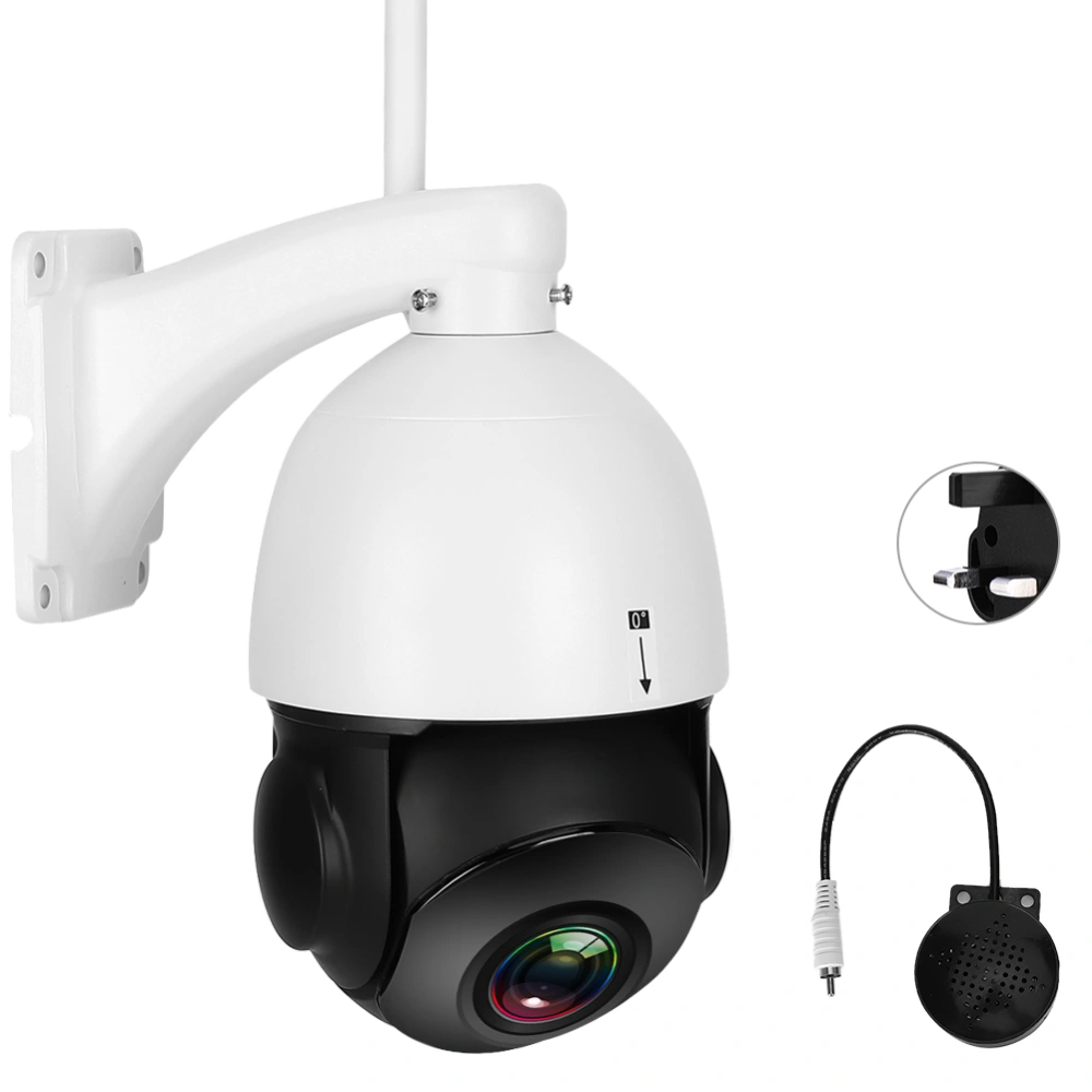 4.5in 1080P Outdoor Waterproof 30x Zoom WIFI PTZ Camera for ONVIF 100-240VUK Plug