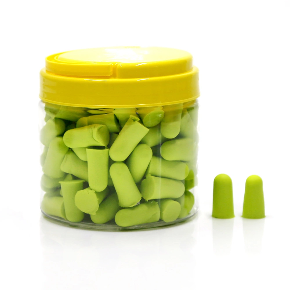 50 Pairs Soft Foams Ear Plug Noise Reduction Earplugs Protector for Sleeping LearningLight Green