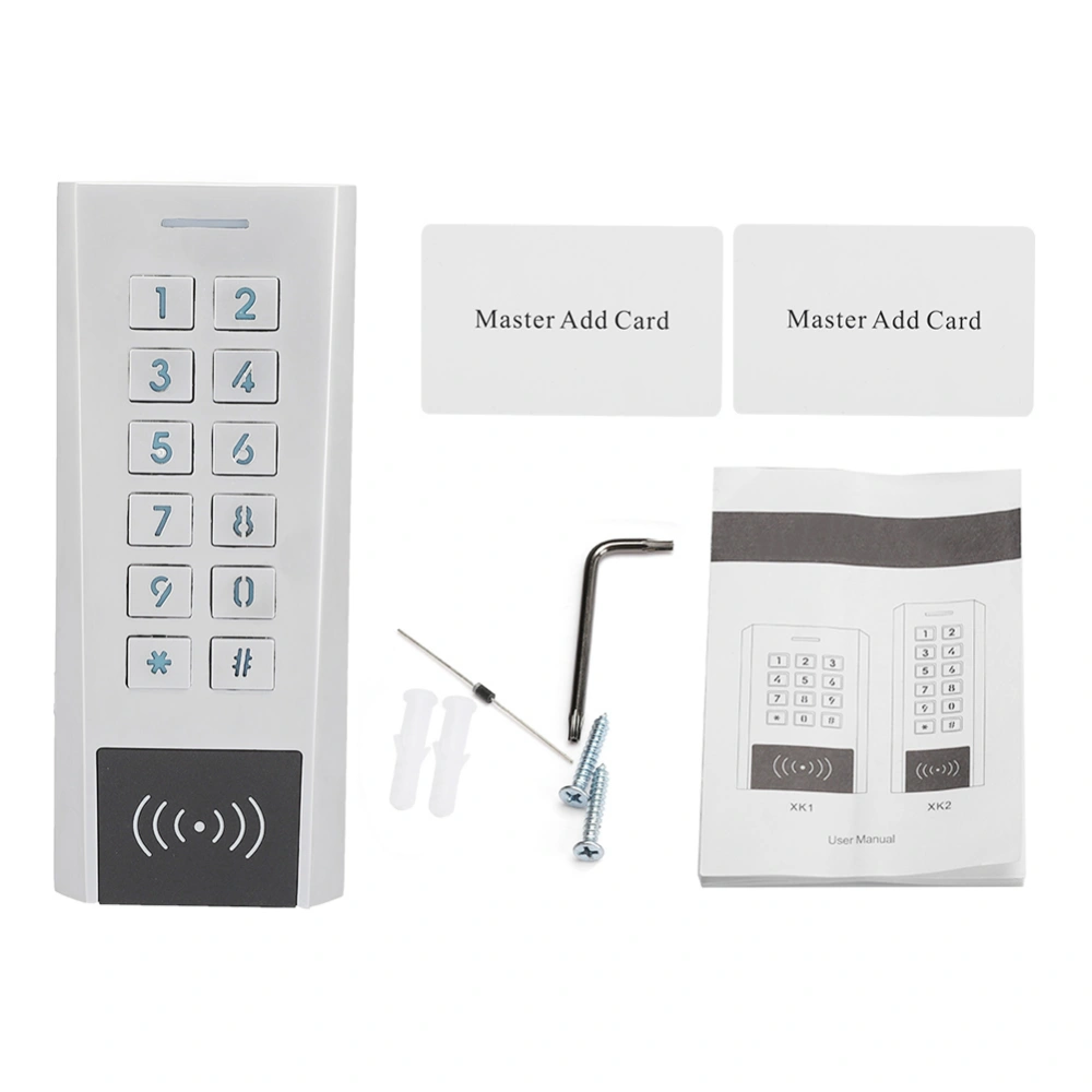 Outdoor Access Control Metal IP66 Waterproof Bluetooth Card Password App Unlock