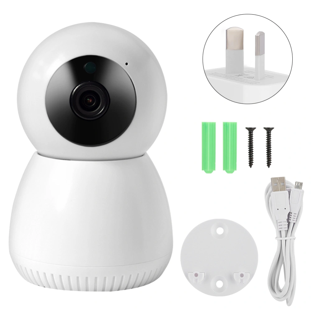 WiFi 1080P HD Camera Night Vision 2-Way Intercom Cam Home Surveillance System Work with Tuya 100-240VAU Plug