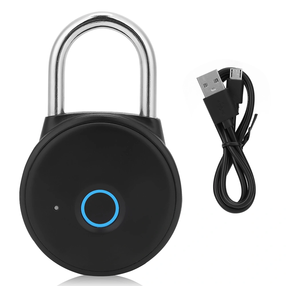 W08 Fingerprint Bluetooth APP Control Padlock Smart Rechargeable Security Lock IP65 Waterproof