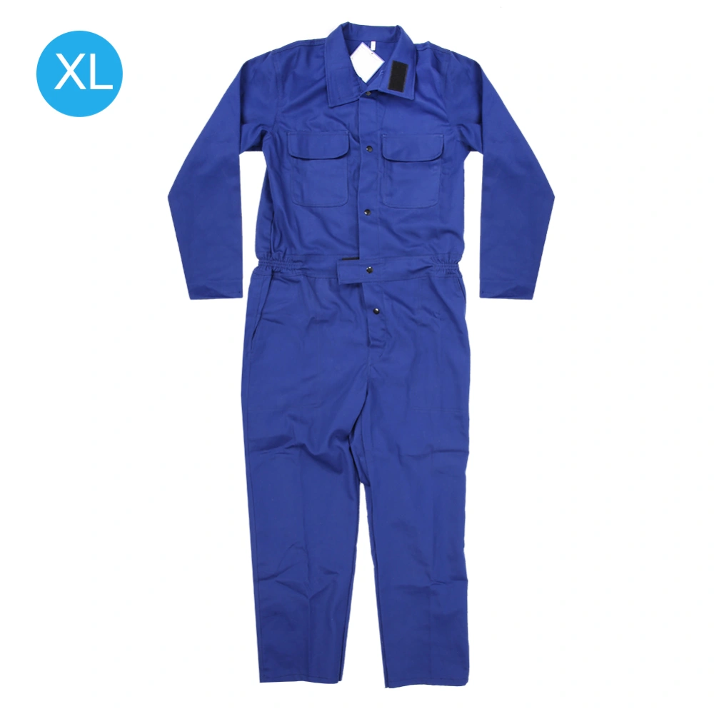 Fireproof Retardant Welding Protective Clothing One-Piece Suit Safety Welder Work Protection BlueXL