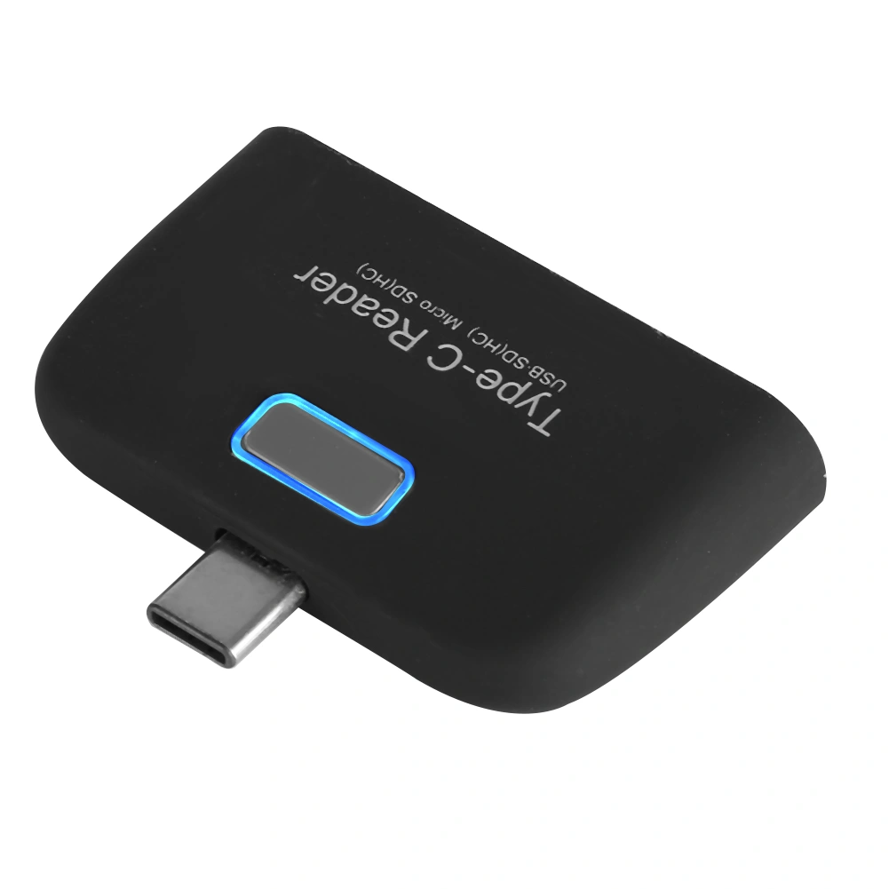 Aluminum Alloy Type C TF Memory Card Reader to USB OTG Hub Adapter for Macbook Phone Tablet