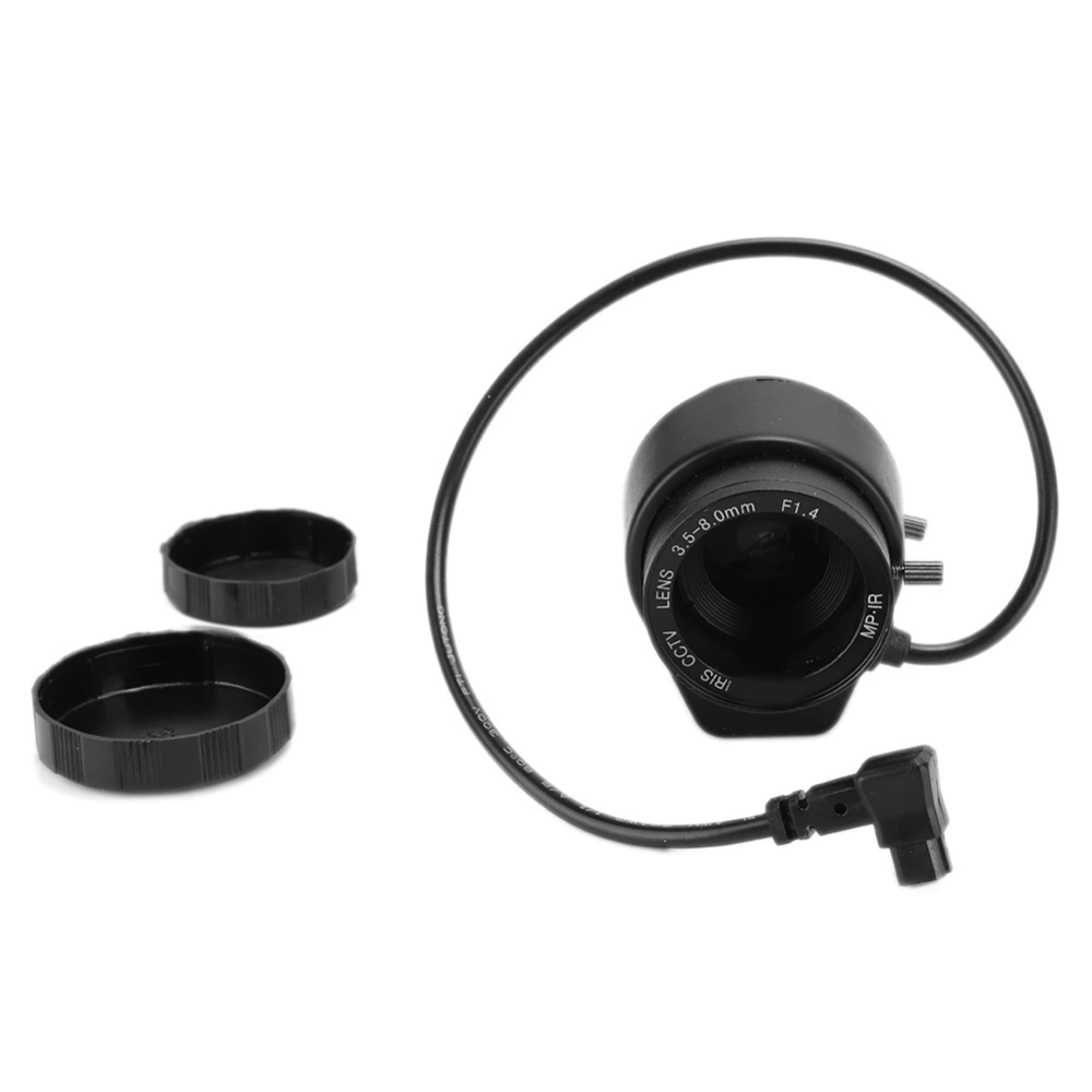 720P 3.5-8mm Focal Length CCTV HD Auto Aperture Lens CS Mount for Surveillance Security Camera