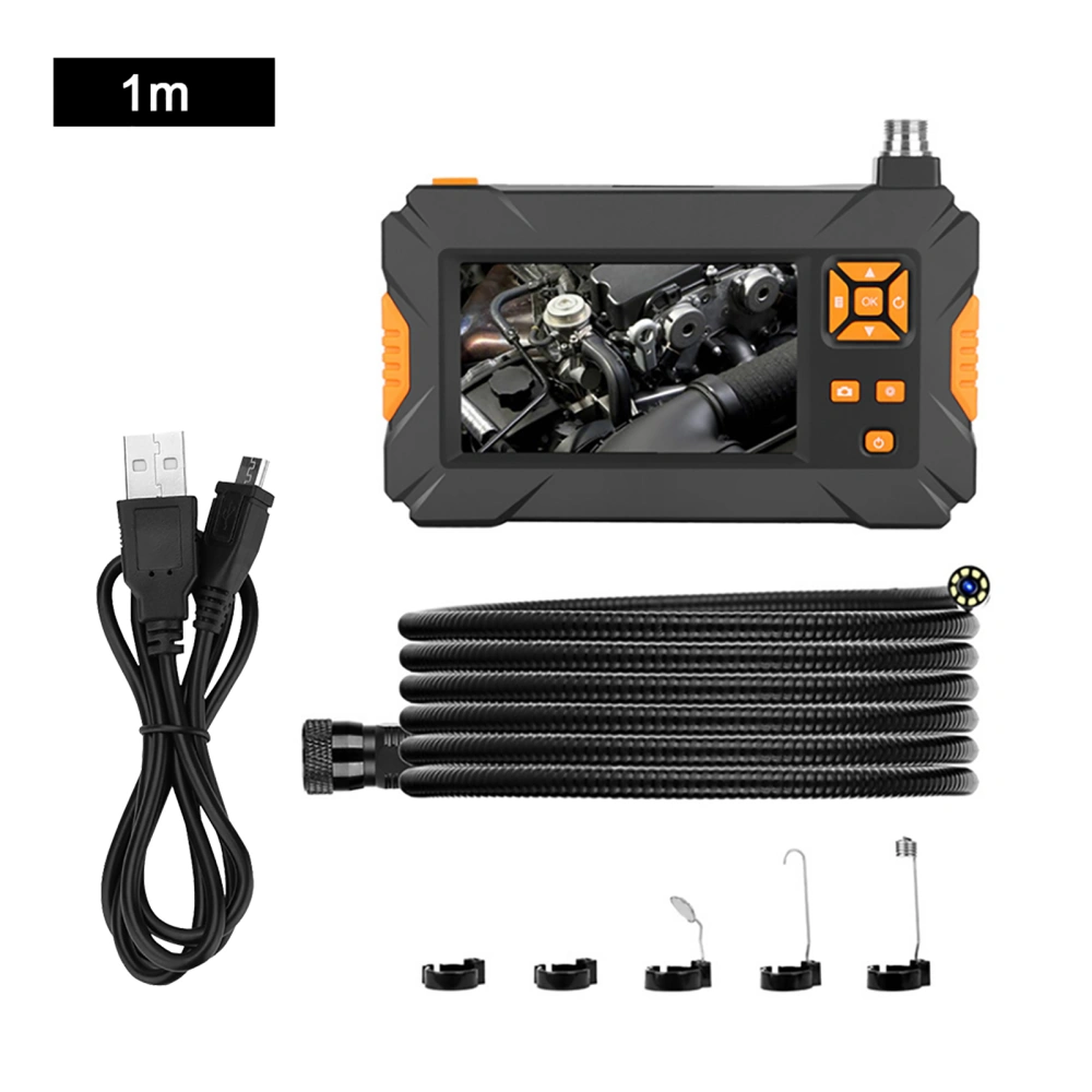 4.3in P30 1080P 70° Pipe Inspection Camera IP67 Waterproof Industrial Borescope1m/3.3ft Cable