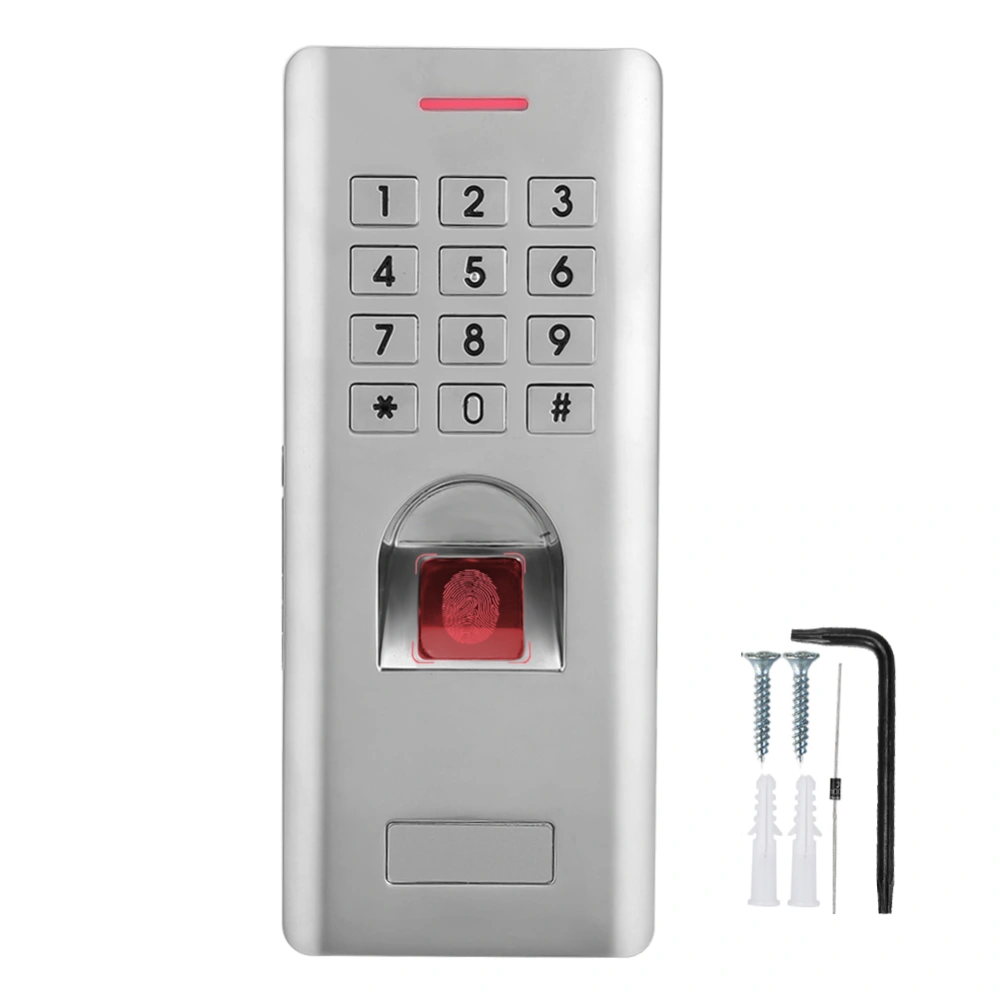 IP66 Waterproof Biometric Fingerprint Password Access Control Machine Wiegand 26 Door Controller