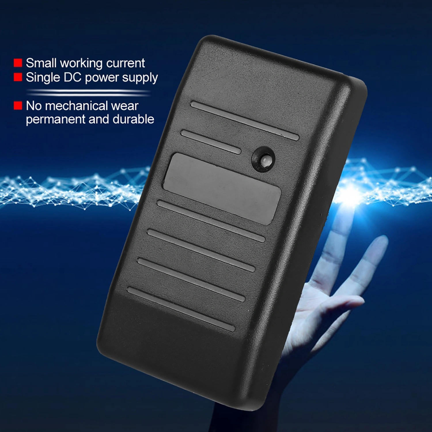 Security RFID Card Access Control Reader 125KHz Wiegand 26/34 WaterproofBlack ID 125Khz