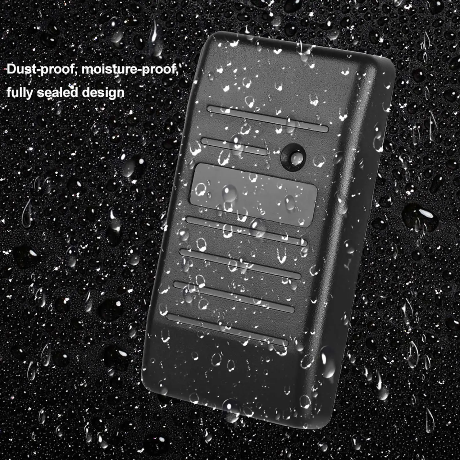 Security RFID Card Access Control Reader 125KHz Wiegand 26/34 WaterproofBlack ID 125Khz