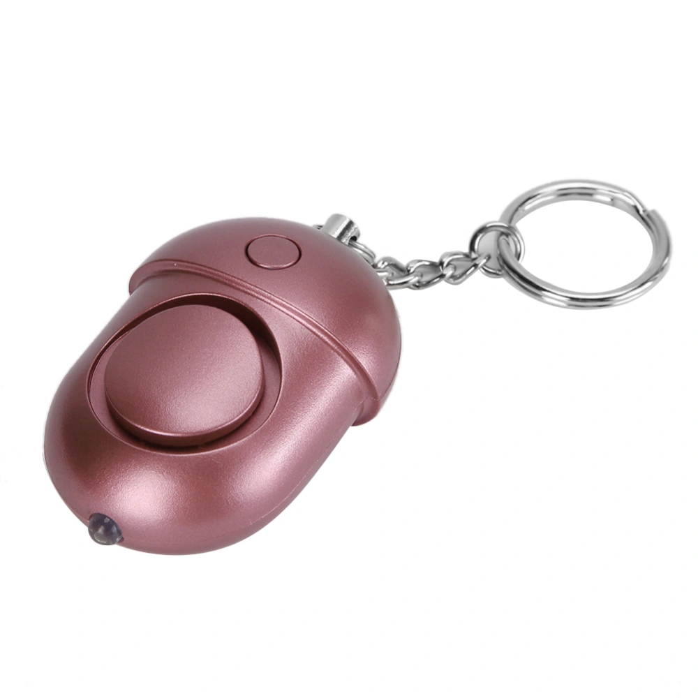 Keychain 130dB Personal Alarm Emergency Self Defense Safety Alarm with Flashing LightRose Gold