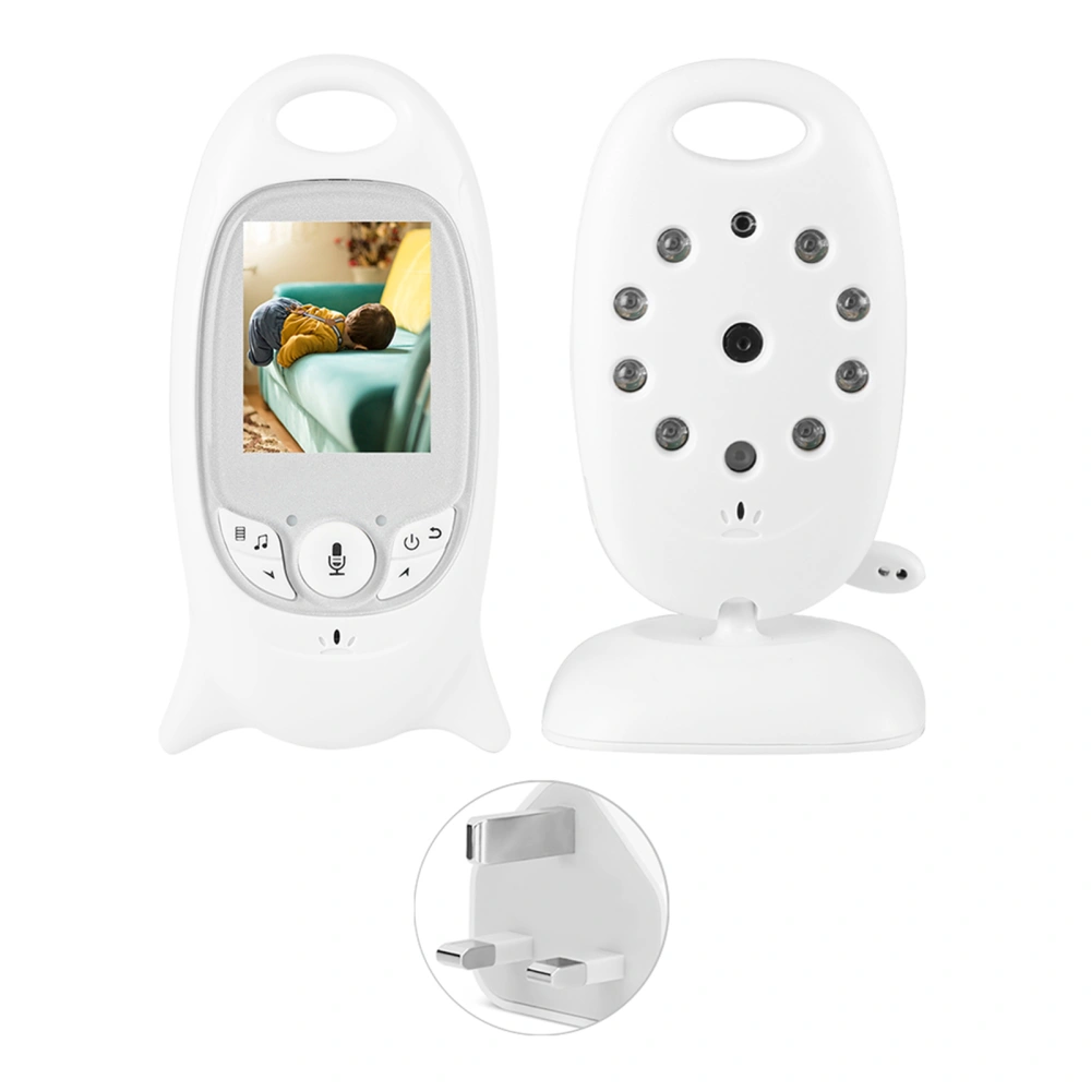 2.4G 2in LCD Baby Monitor Camera Night Vision 2-Way Intercom Security 110-240VUK