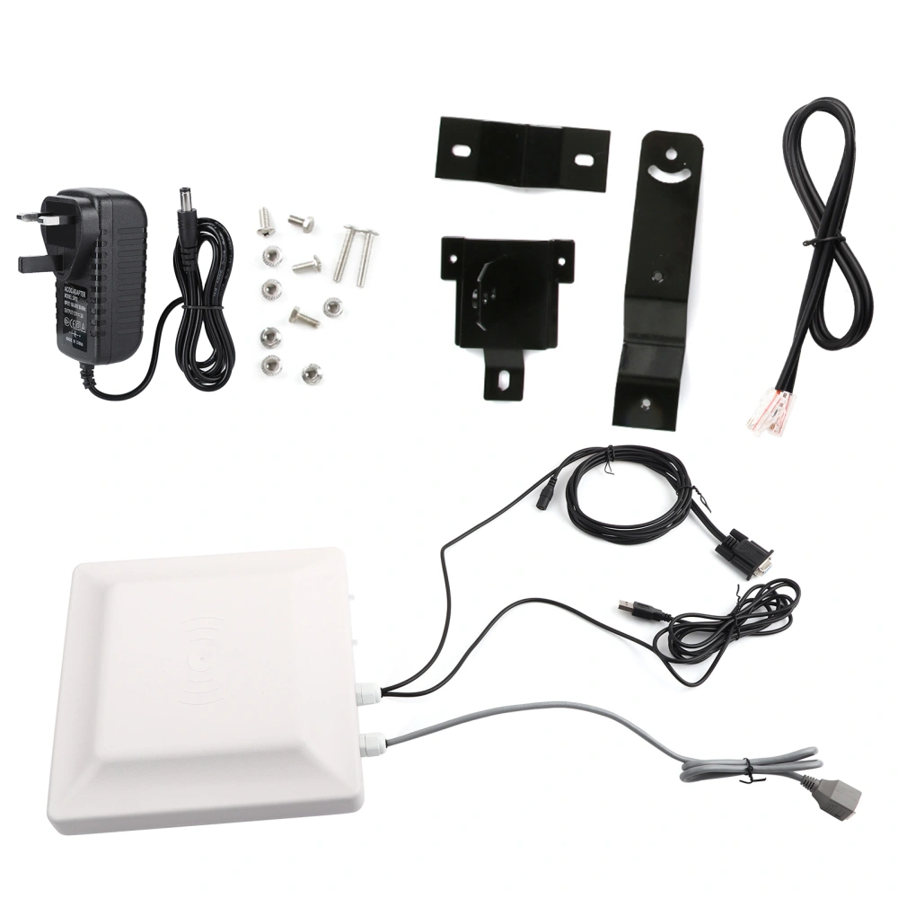 UHF Passive Electronic Tag RFID Parking Lot Remote Access Control Reader Head 110-240V5m Networked UK