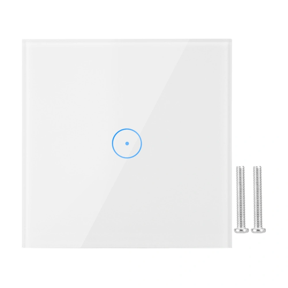 Wifi Touch Panel Glass Remote Smart Light Wall Switches for Google Home/Alexa EU 110-240V