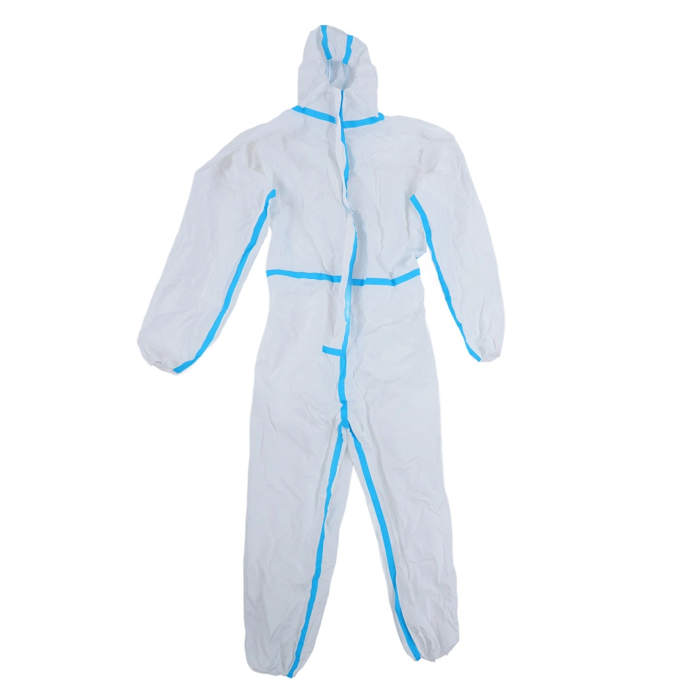 Overall Protective Suit Clothing Sealed Conjoined Dust proof Waterproof(XL)