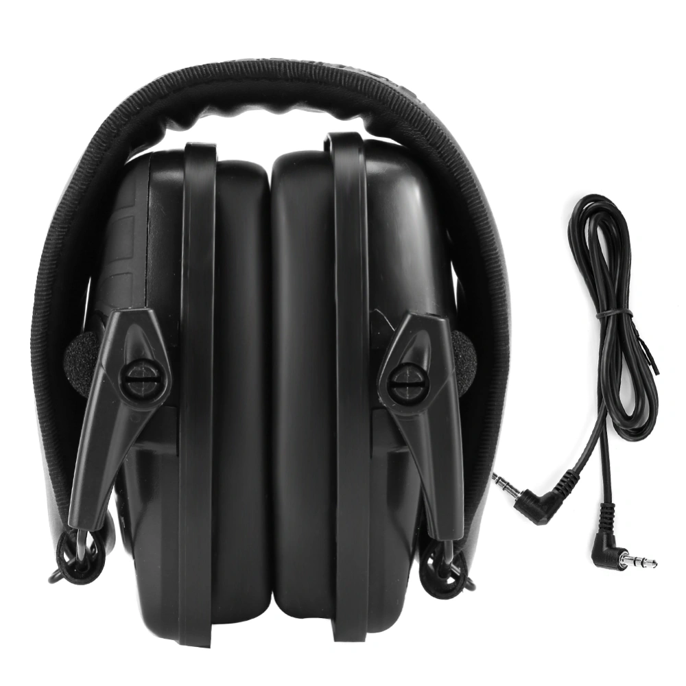 Electronic Earmuffs Noise Reduction Foldable Hearing Protector for Outdoor Sports