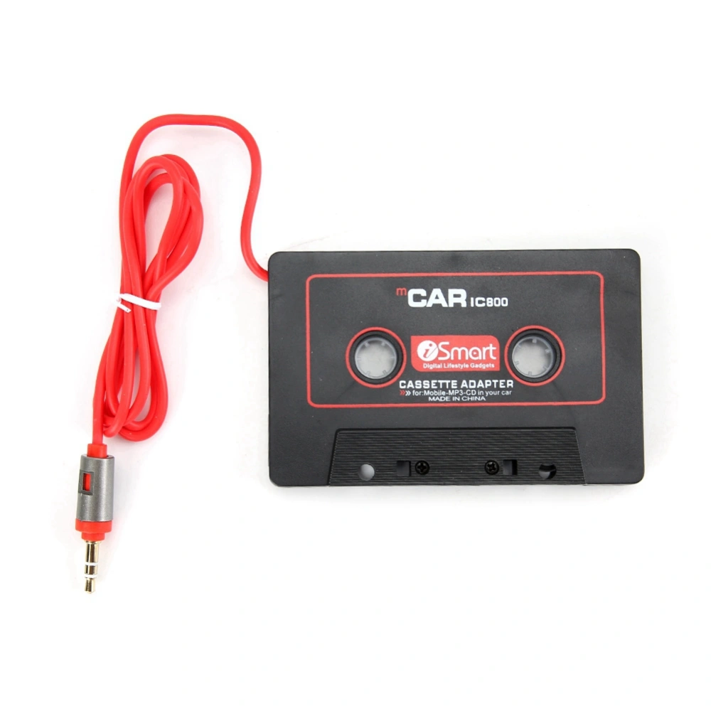 Car Stereo Cassette Tape Adapter CD MD MP3 MP4 Player to 3.5mm Aux Audio for Mobile Phone