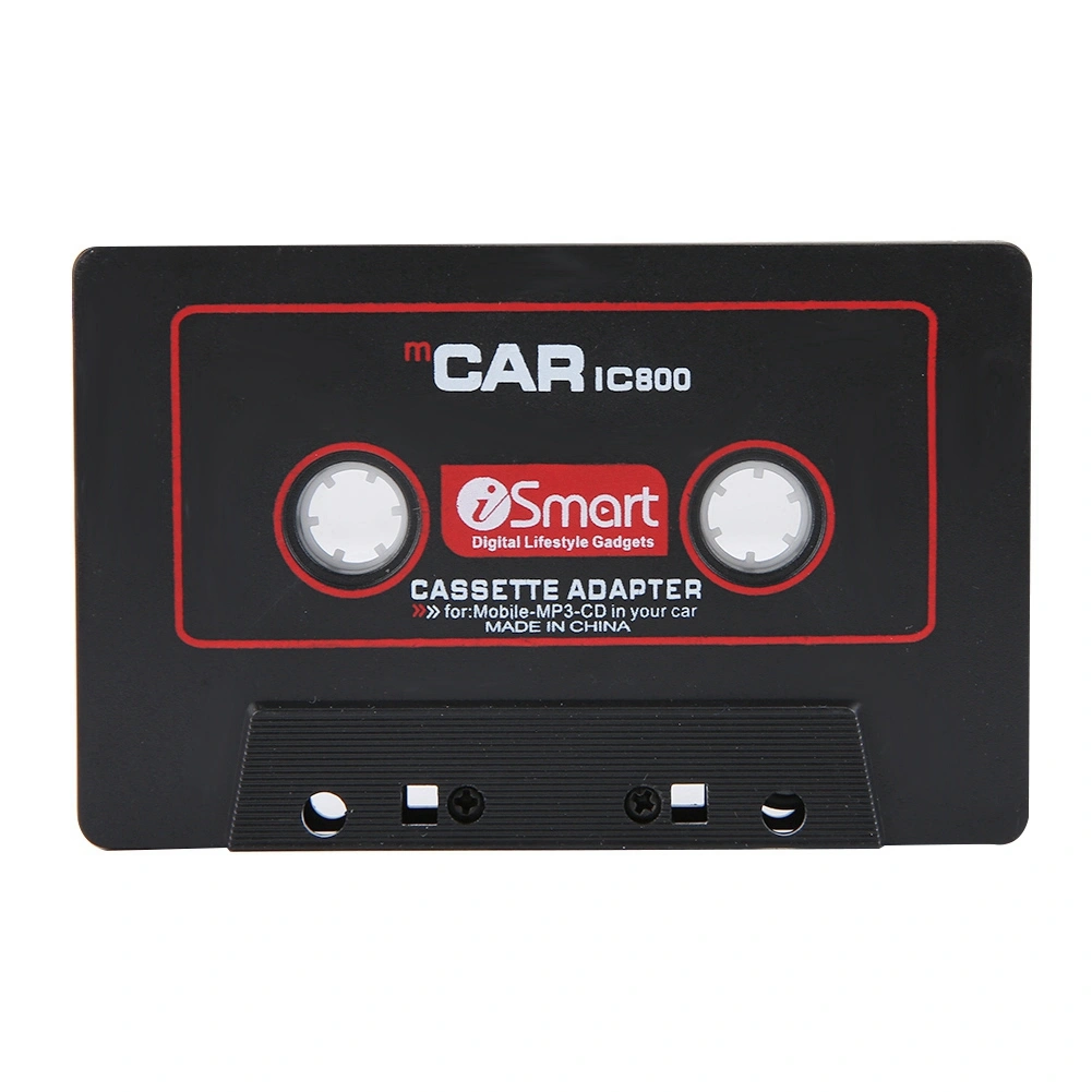 Car Stereo Cassette Tape Adapter CD MD MP3 MP4 Player to 3.5mm Aux Audio for Mobile Phone
