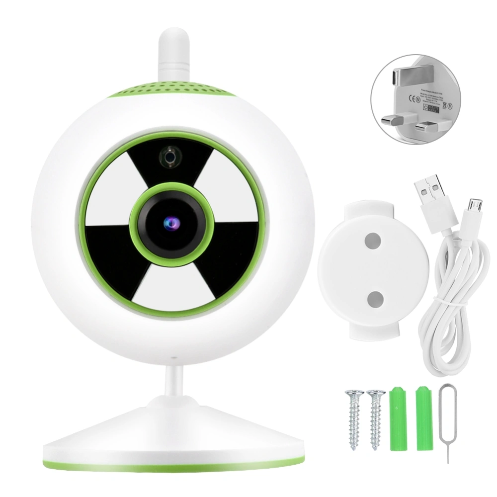 1080P WiFi CCTV Full Color Night View Indoor Home Monitoring Mini Security IP Camera for Onvif 100‑240V